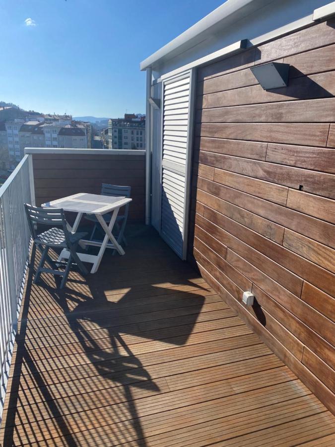 Atico Noa Con Terraza Y Parking Apartment Pontevedra Exterior photo
